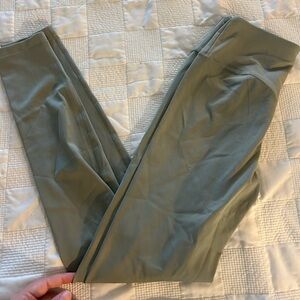 Women’s best, sage green leggings, size medium
